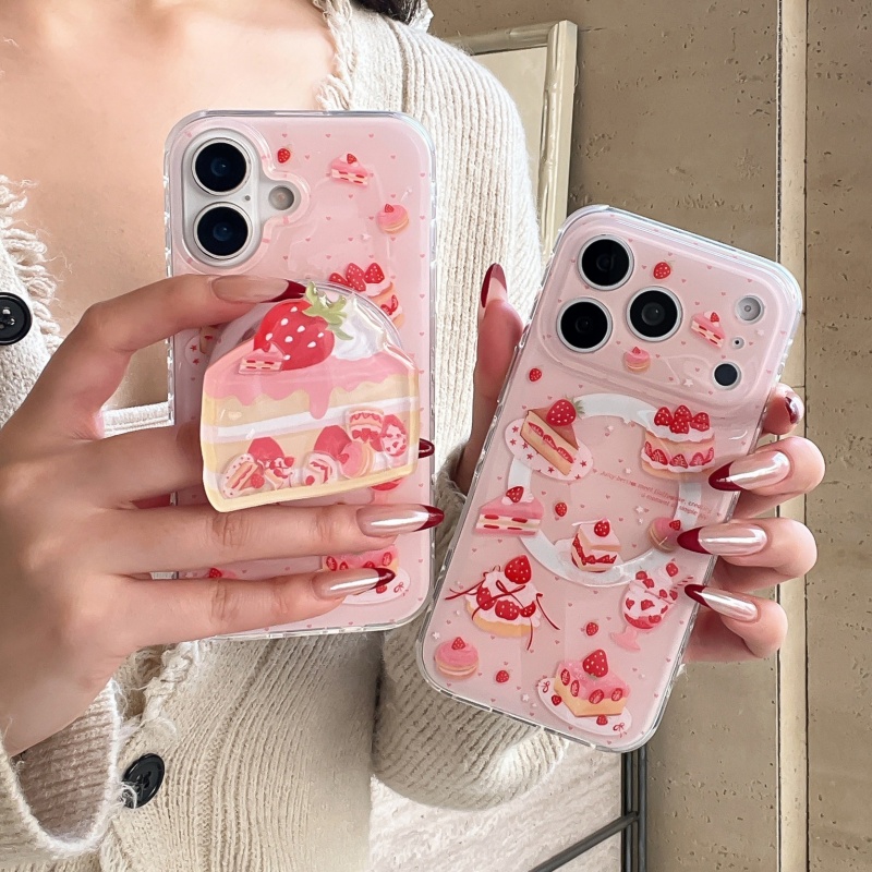 Strawberry Huller - Cute Strawberry Cake Shaking Bracket Magnetic