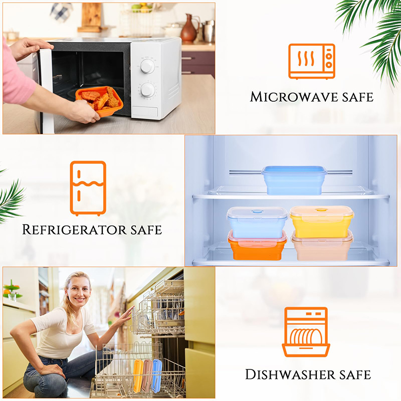 Collapsible Food Storage Conta - Meal Prep Tupperware review and price