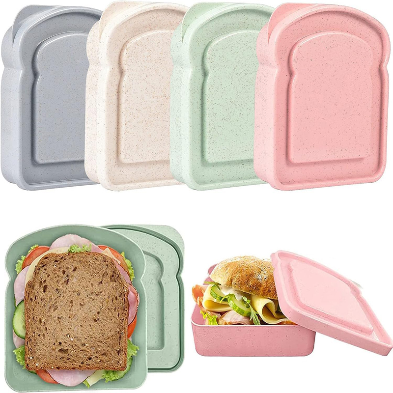 Sandwich Containers Lunch Box  - Meal Prep Tupperware review and price