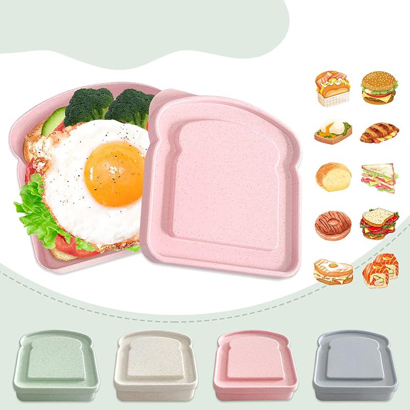Sandwich Containers Lunch Box  - Meal Prep Tupperware review and price