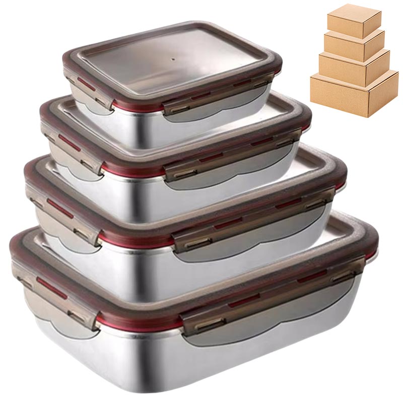 304 Stainless Steel Food Lunch - Meal Prep Tupperware review and price