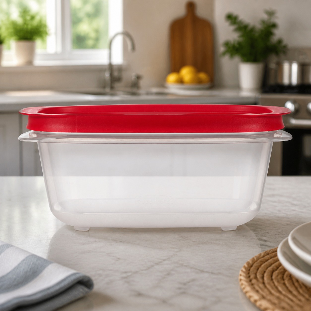 Red Rectangular Food Storage C - Meal Prep Organizer review and price