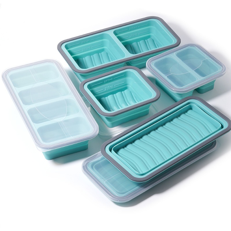 Silicone Freezer Tray with Lid - Meal Prep Oven Safe Containers review and price