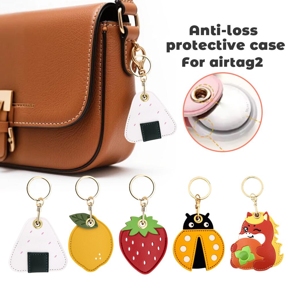 For AirTag 2 Leather Cartoon S - Strawberry Huller review and price