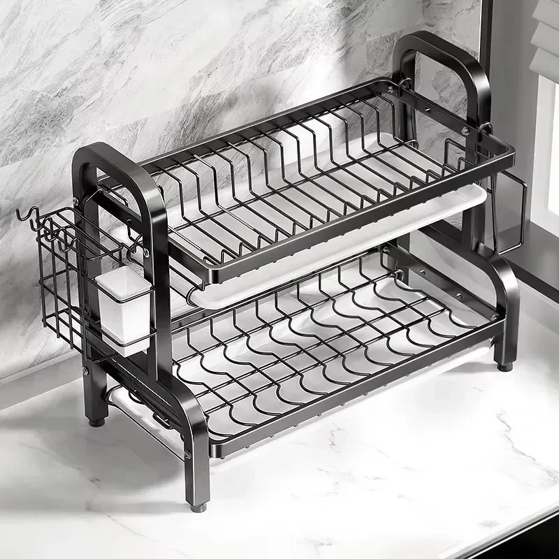2 Tier Stainless Steel Dish Dr - Meal Prep Organizer review and price