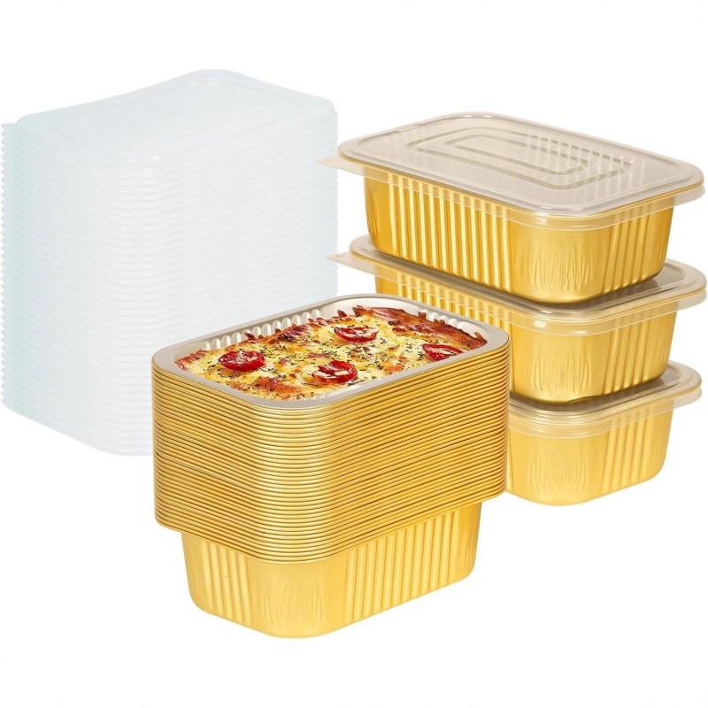 【20-Count 750ml Gold Pans】Reus - Meal Prep Oven Safe Containers review and price