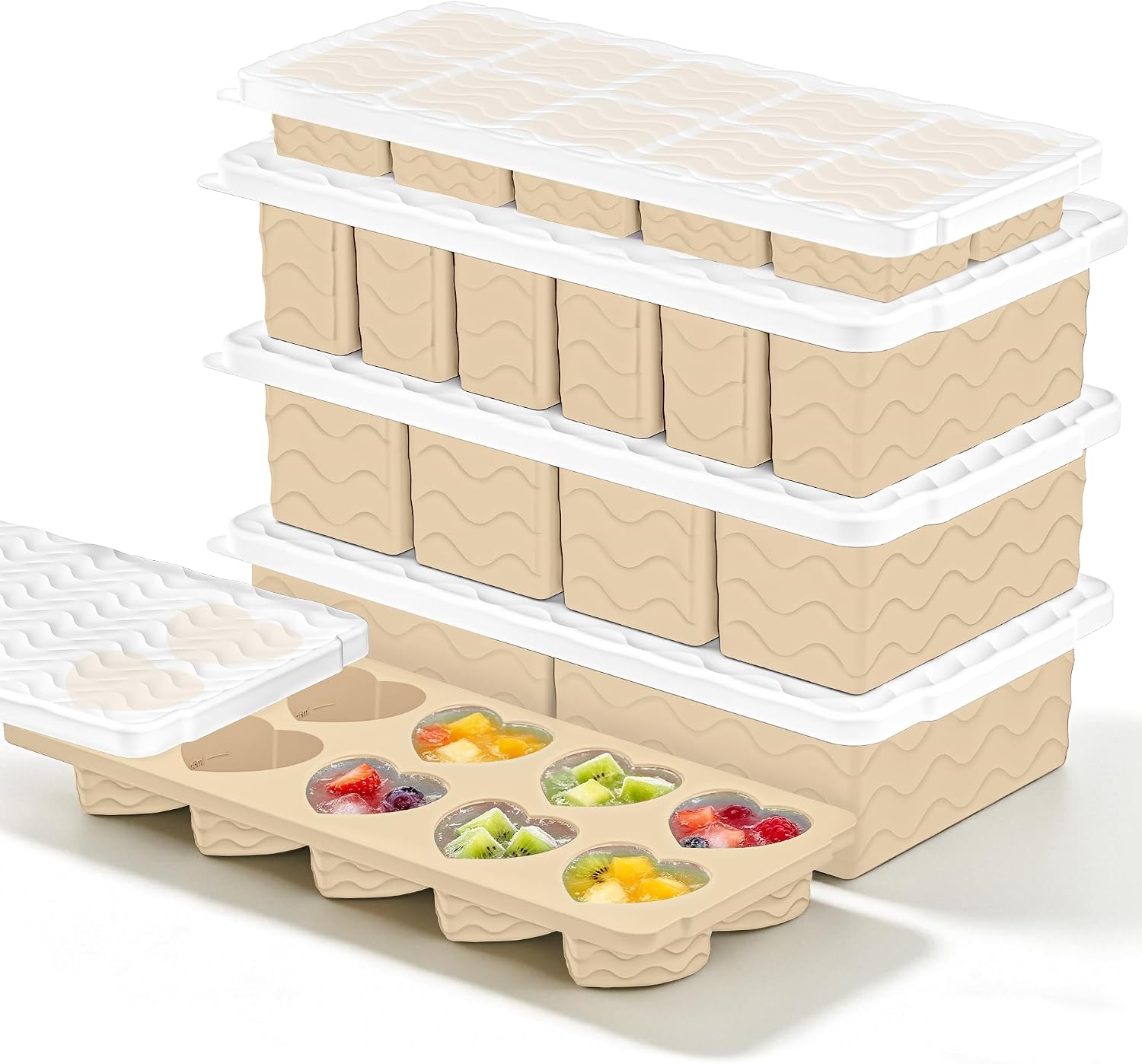 Silicone Freezer Mold with Lid - Meal Prep Oven Safe Containers review and price