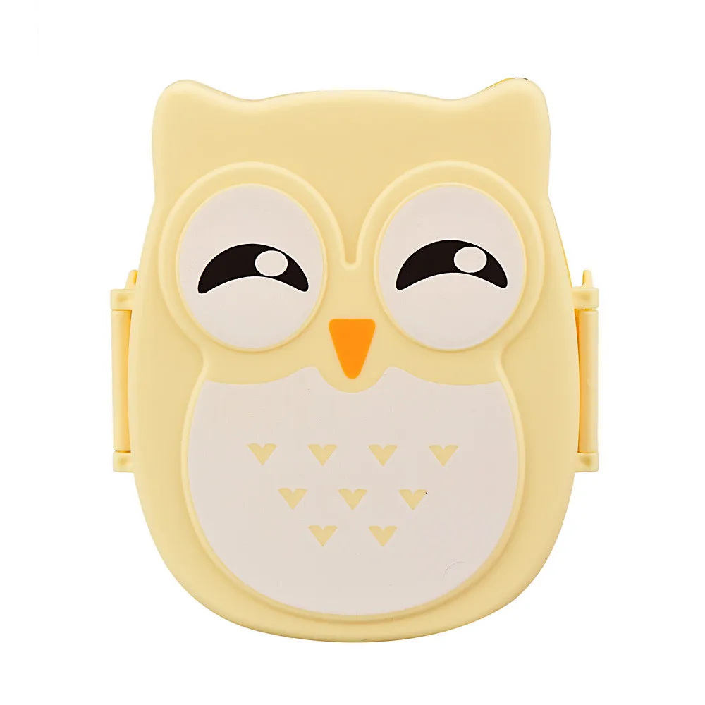 Portable Owl Lunch Box Cartoon - Meal Prep Tupperware review and price