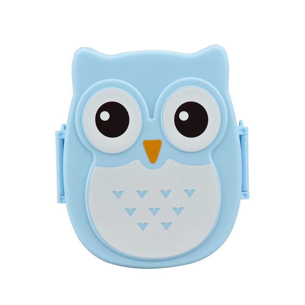 Portable Owl Lunch Box Cartoon - Meal Prep Tupperware review and price