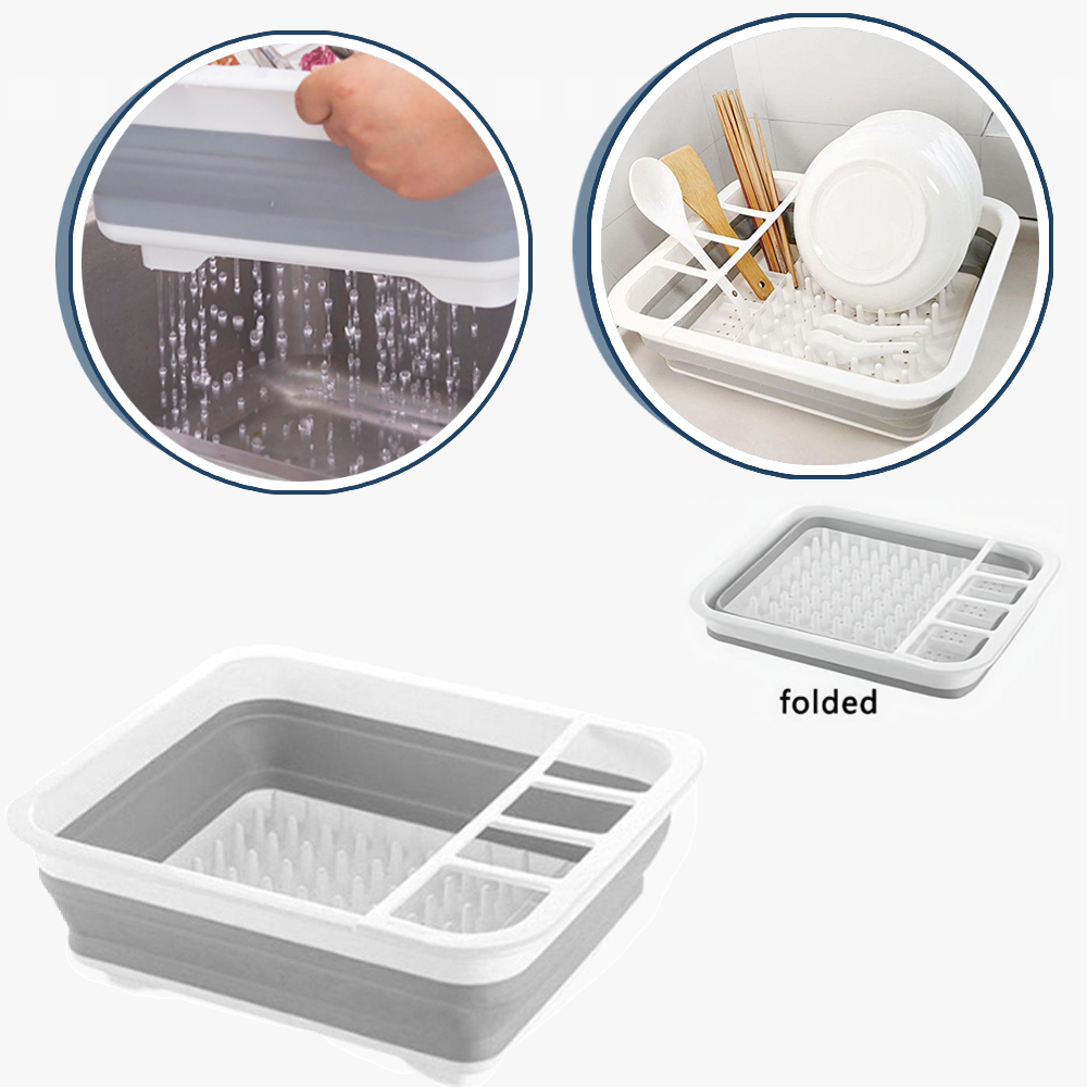 Foldable Dish Drainer Bowl Rac - Meal Prep Organizer review and price