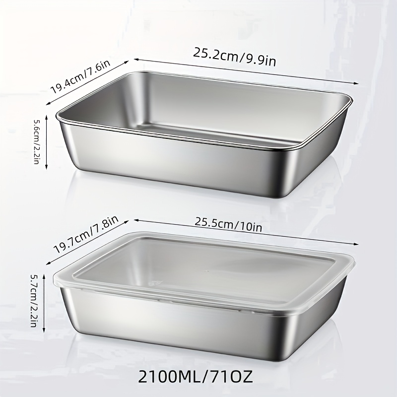 4pcs Stainless Steel Food Stor - Meal Prep Organizer review and price