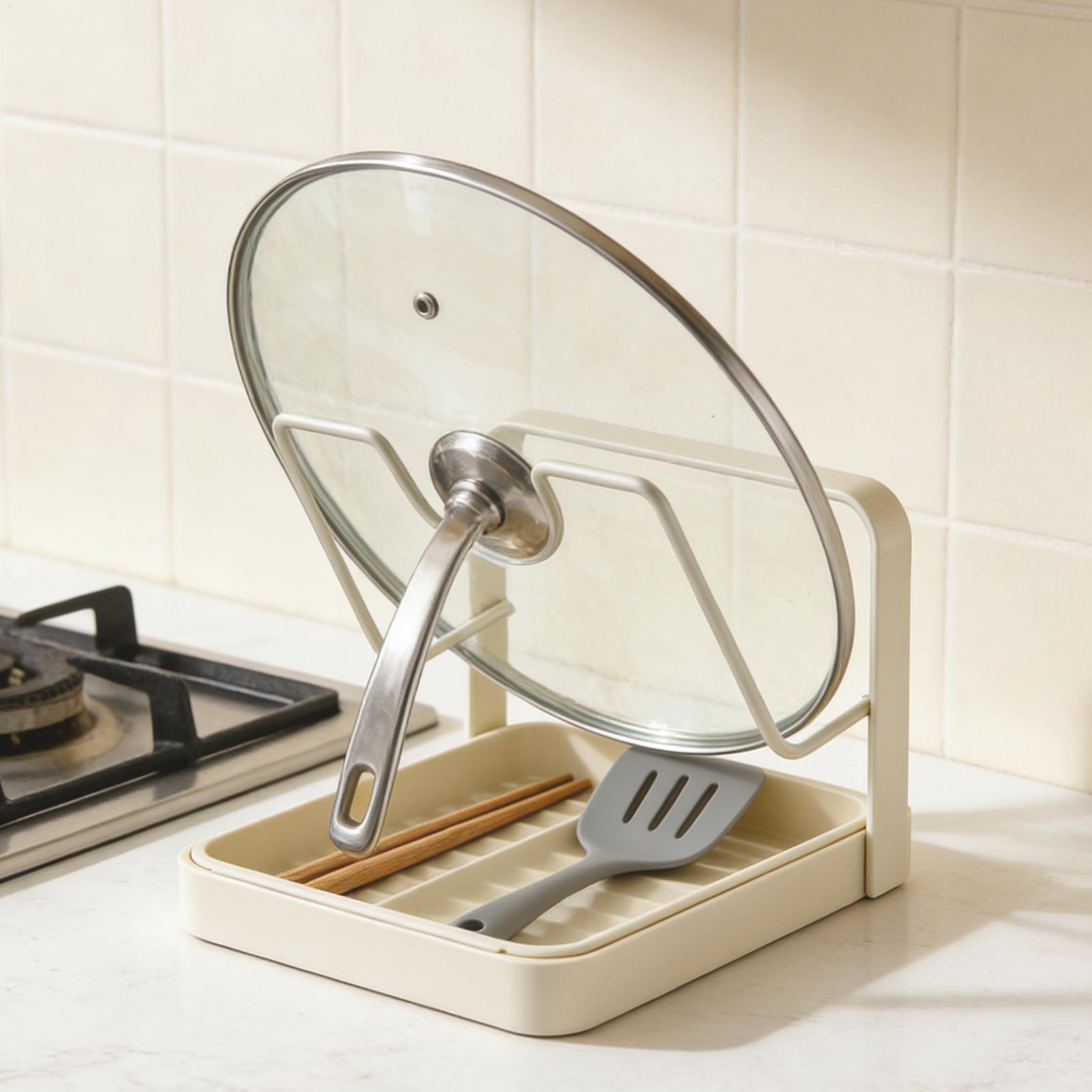 Pot Lid Organizer Anti-Slip Ki - Meal Prep Organizer review and price