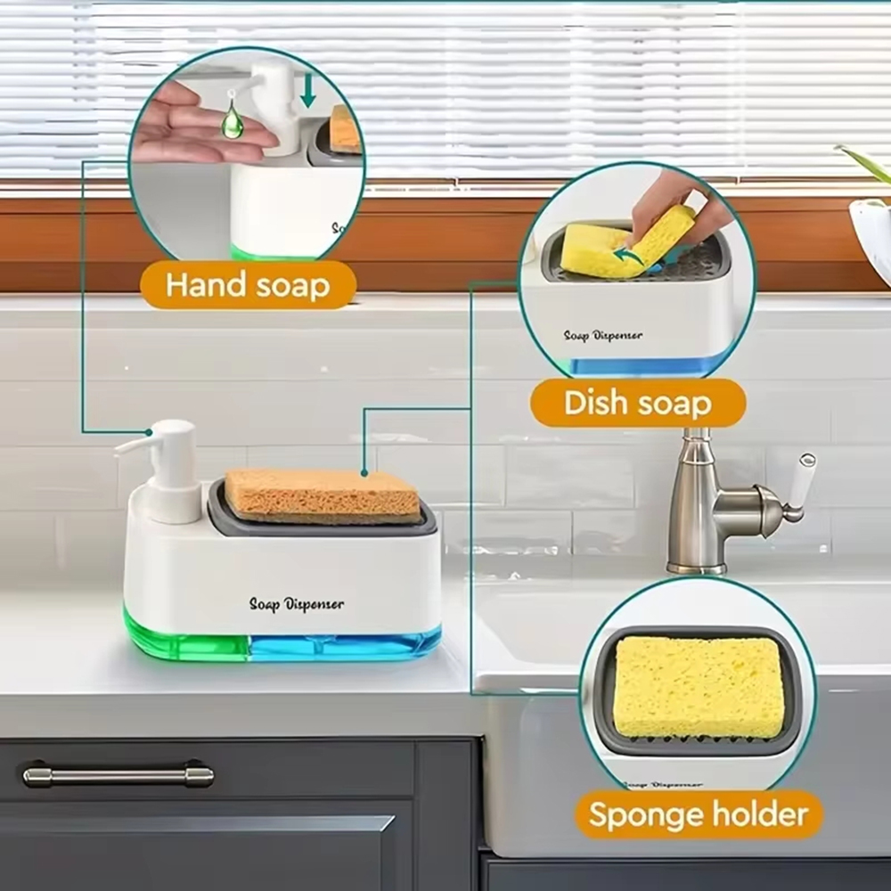 3-in-1 Hand And Dish Soap Disp - Meal Prep Organizer review and price