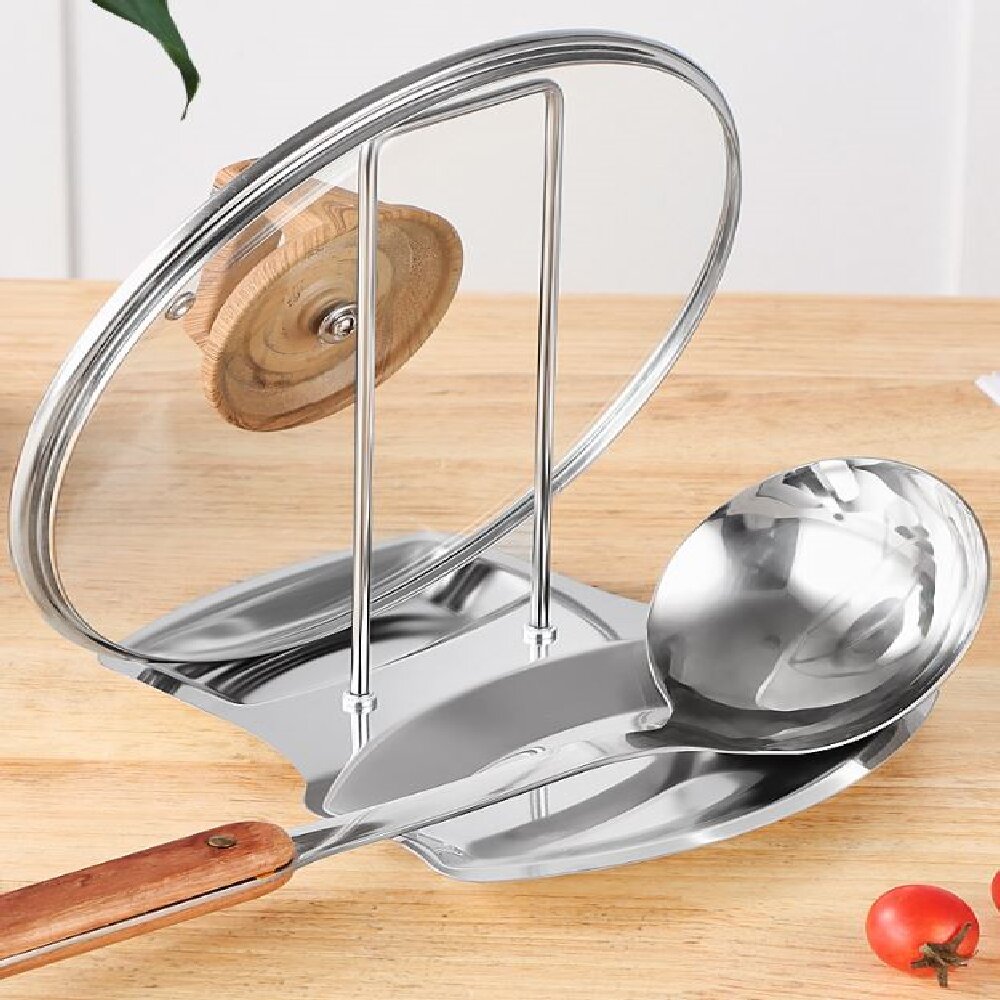 Stainless Steel Pot Lid Holder - Meal Prep Organizer review and price
