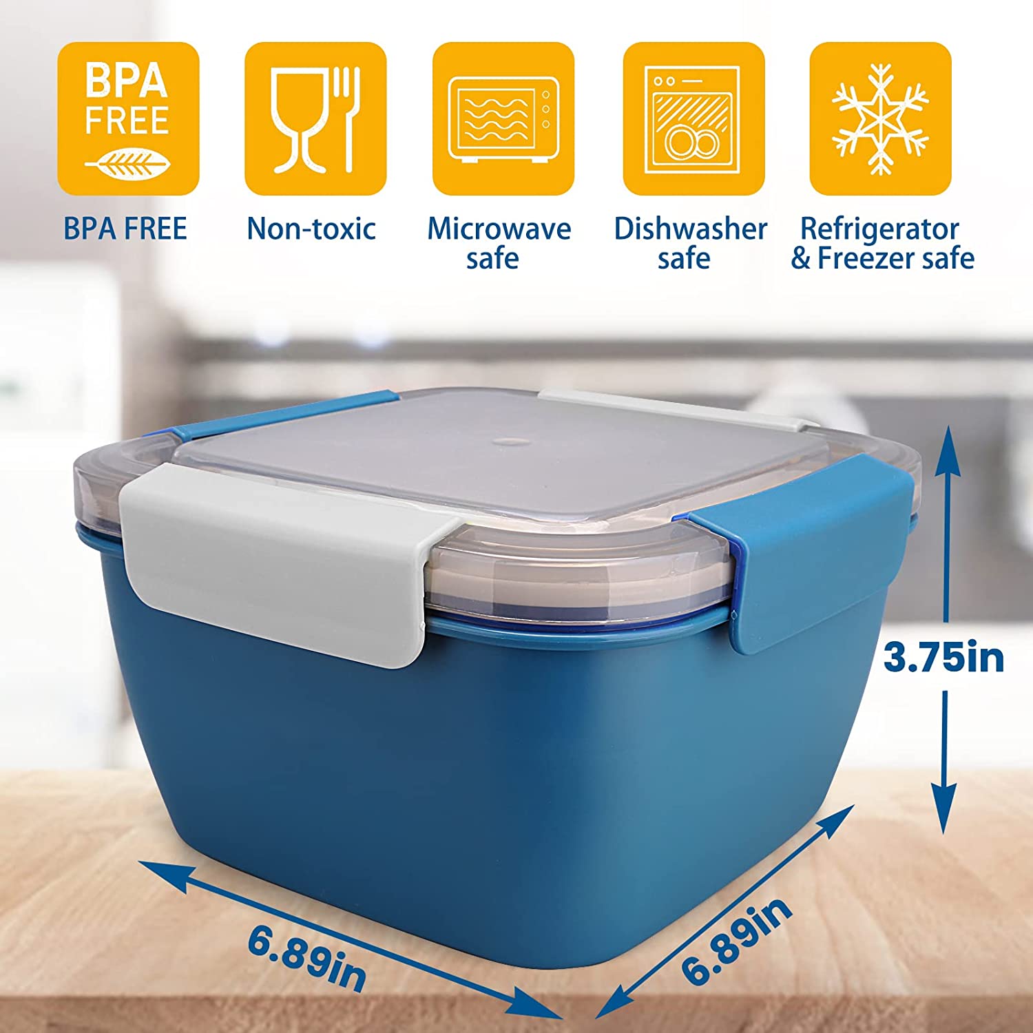 1100ml/1500ml Portable Lunch B - Meal Prep Tupperware review and price