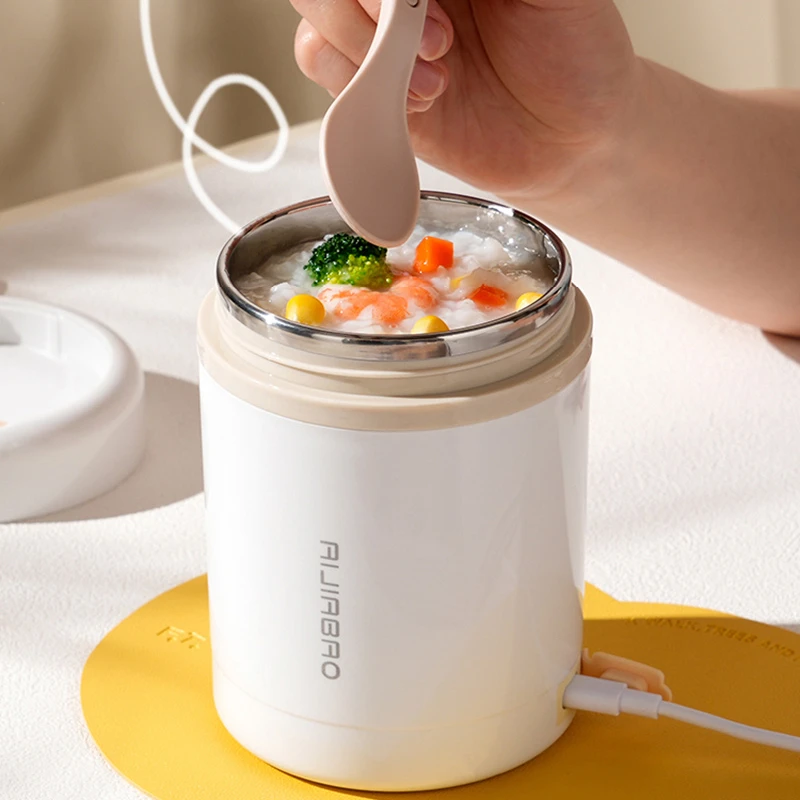 600ML USB Electric Heating Lun - Meal Prep Tupperware review and price