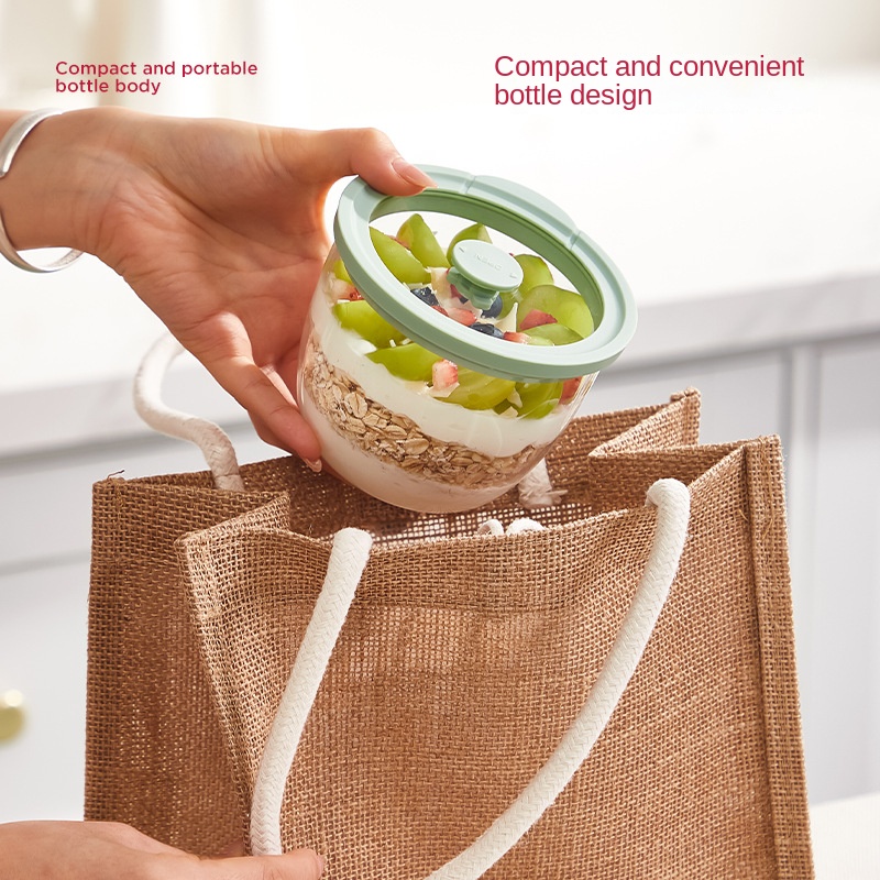 Glass Overnight Oats Container - Meal Prep Yogurt Parfait review and price