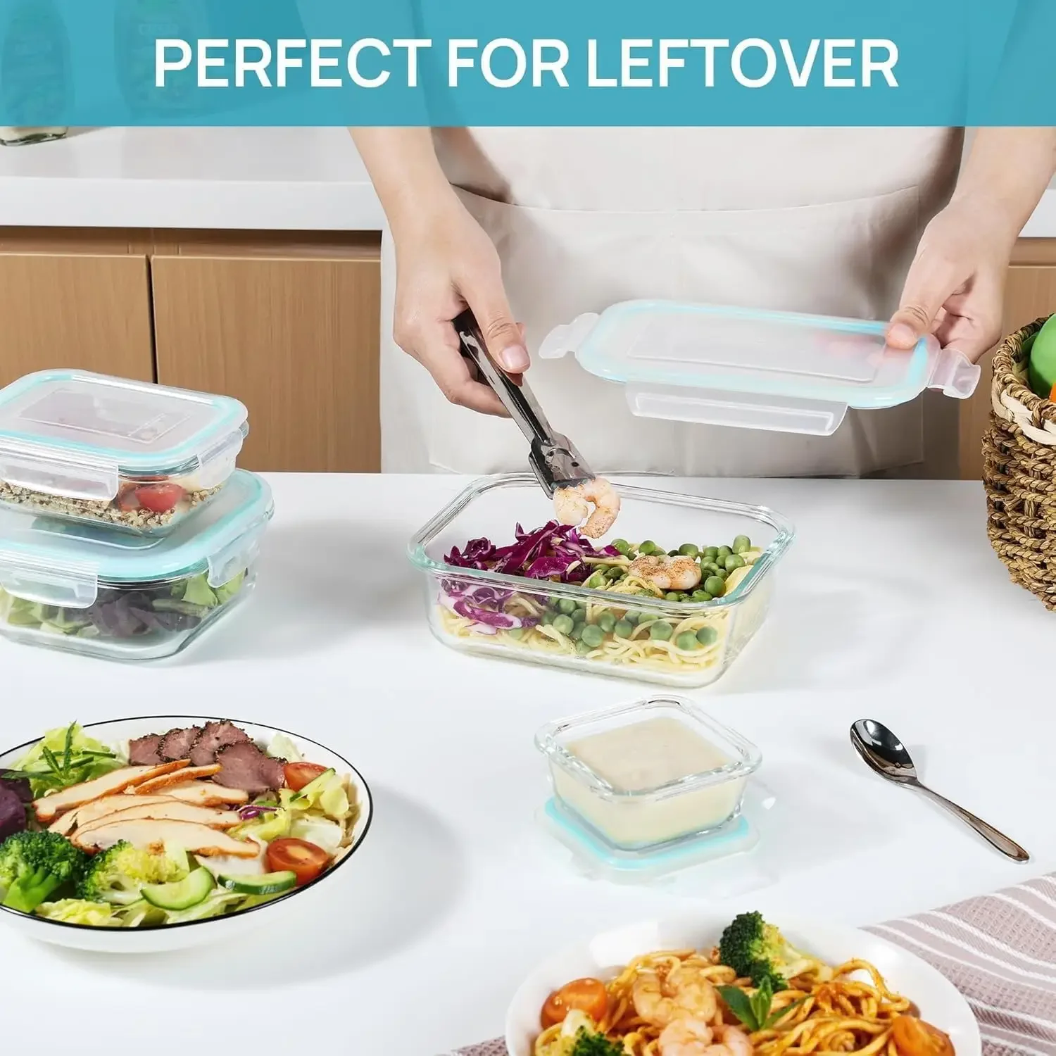 Glass Lunch Bento Box for Adul - Meal Prep Rezepte review and price