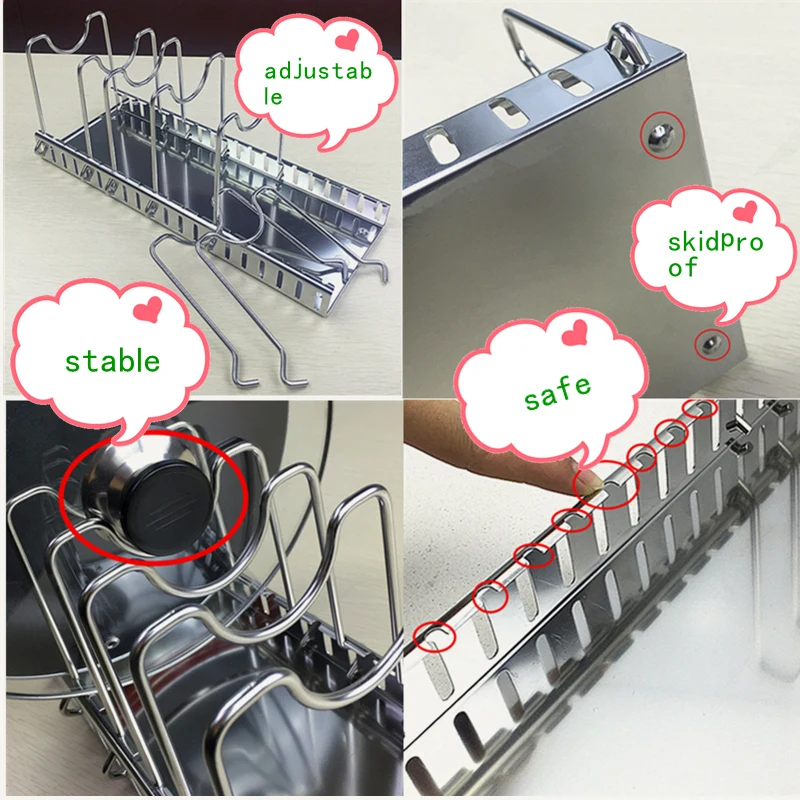 304 Stainless Steel Adjustable - Meal Prep Organizer review and price