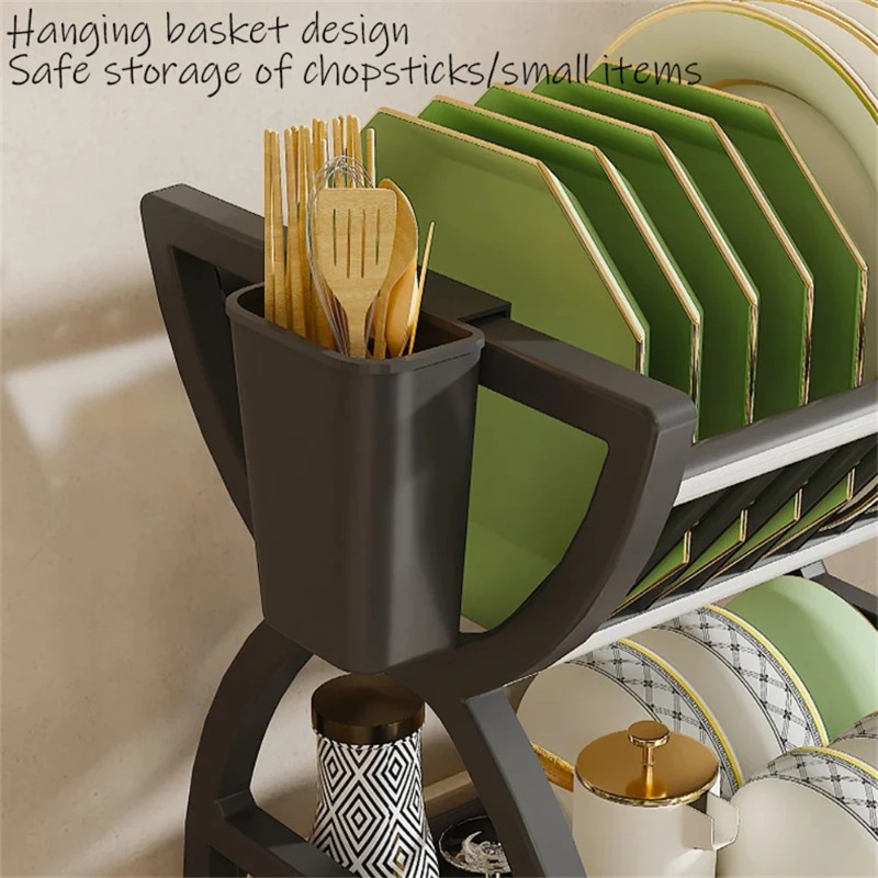 2 Tier Dish Drying Rack Kitche - Meal Prep Organizer review and price